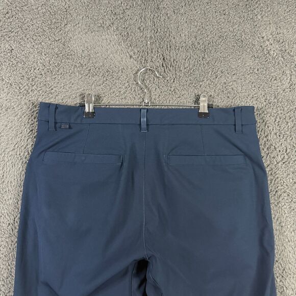 Lululemon Pants Mens 34x31 Blue Commission Slim Fit Stretch Chino Casual - Picture 9 of 16